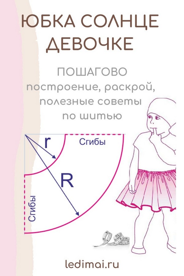 Как сшить юбку солнце на резинке своими руками пошагово для начинающих фото быстро